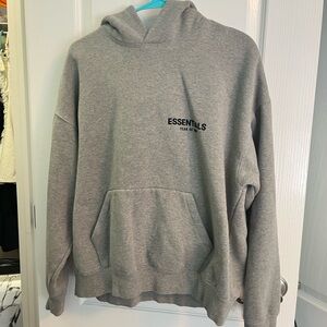 Fear of God Essentials Gray Hoodie